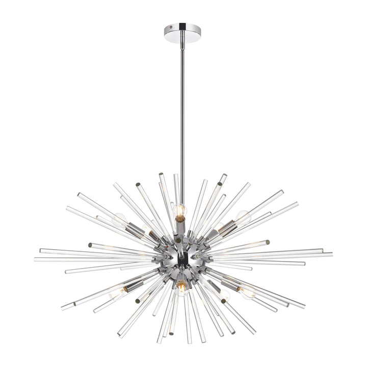 Sienna Crystal Pendant in Chrome by Elegant