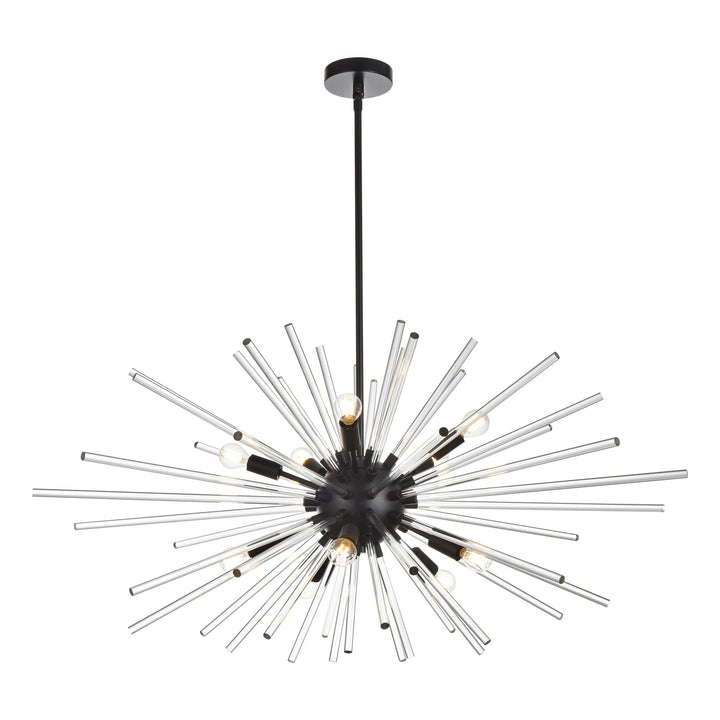 Sienna Crystal Pendant in Black by Elegant