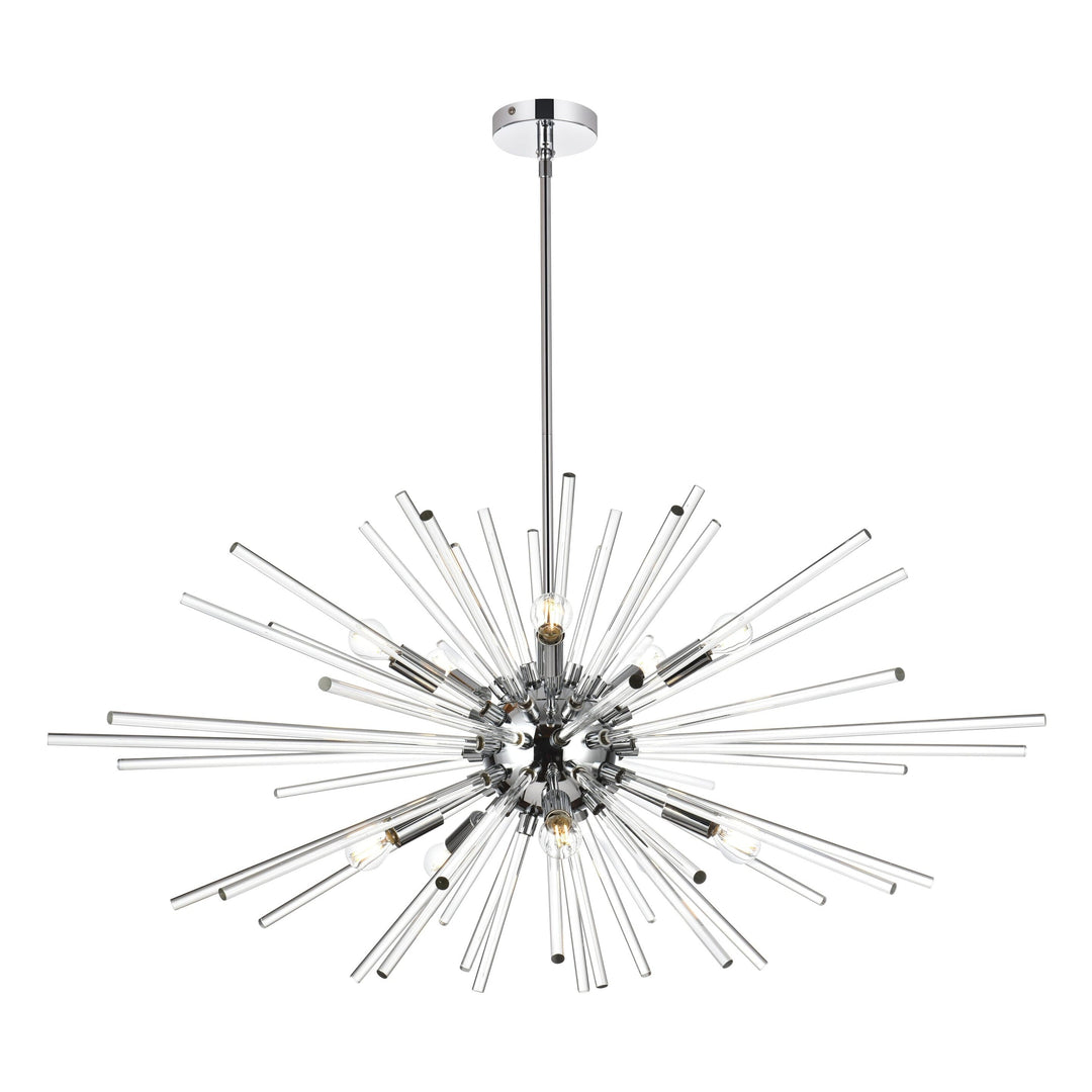 Sienna Crystal Pendant in Chrome by Elegant