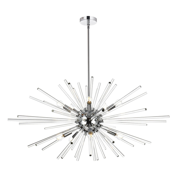 Sienna Crystal Pendant in Chrome by Elegant
