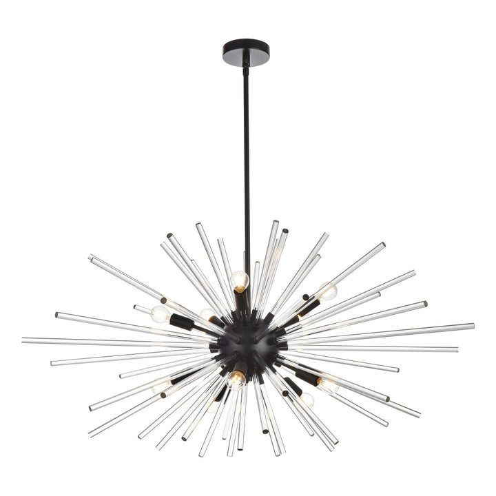 Sienna Crystal Pendant in Black by Elegant
