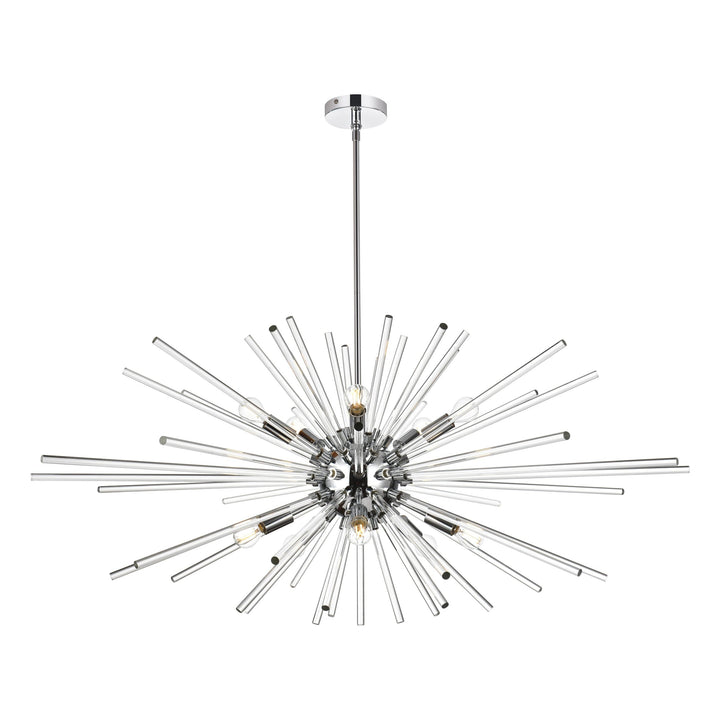Sienna Crystal Pendant in Chrome by Elegant