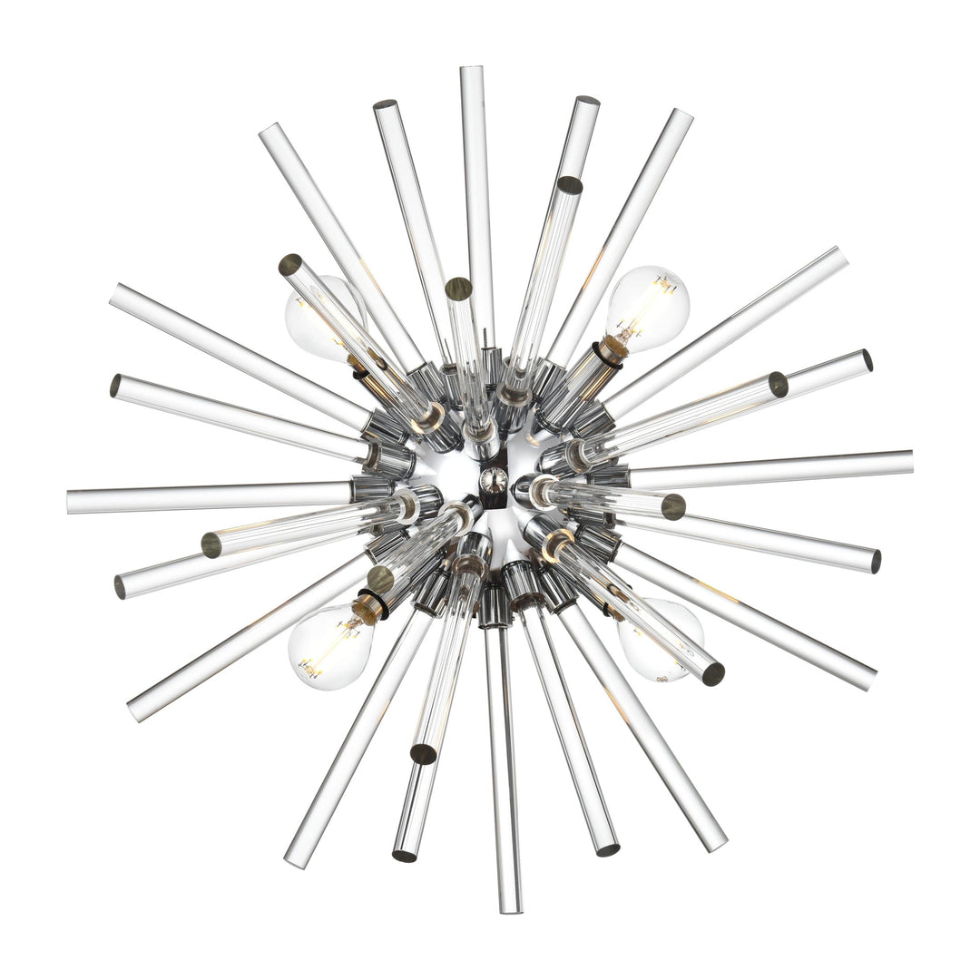 Sienna Crystal Wall Sconce in Chrome by Elegant