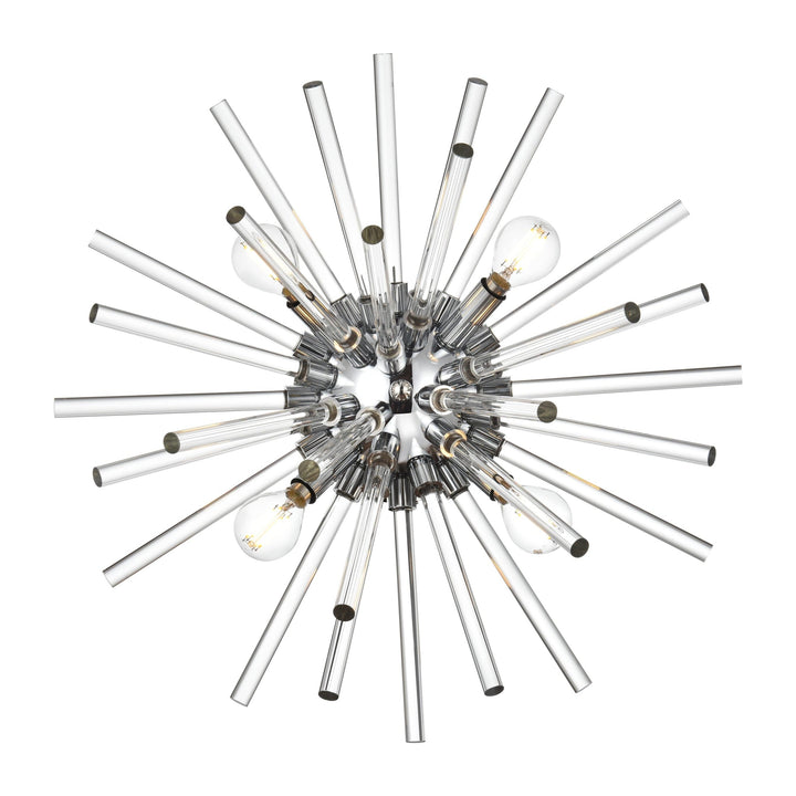 Sienna Crystal Wall Sconce in Chrome by Elegant