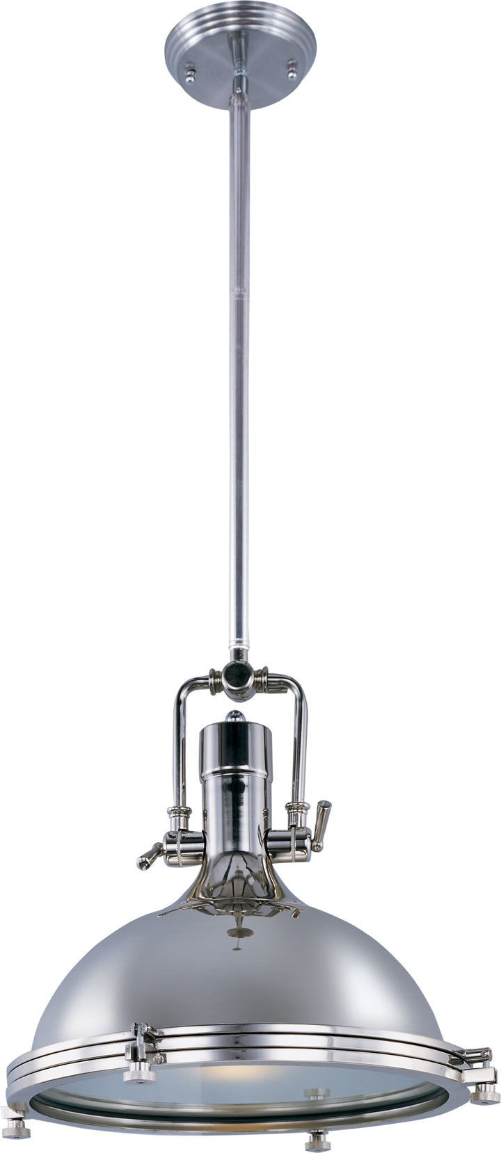 Hi-Bay 1-Light Pendant Polished Nickel