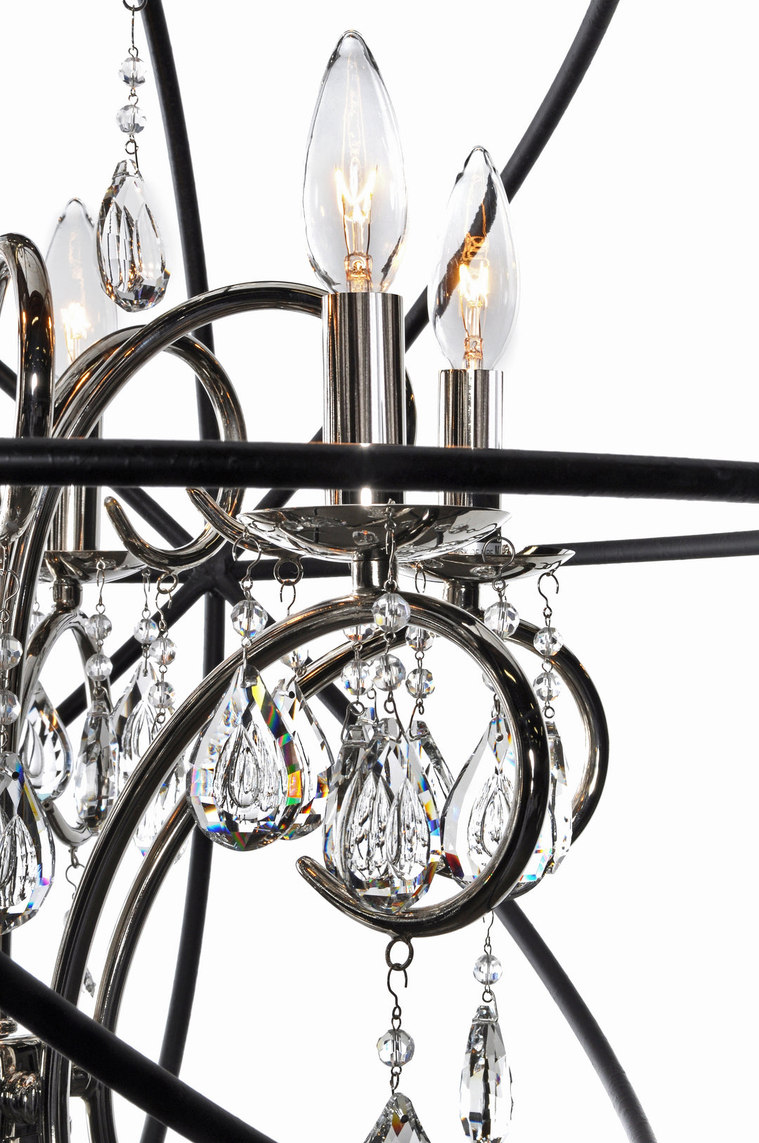 Orbit Pendant Anthracite / Polished Nickel alternate view