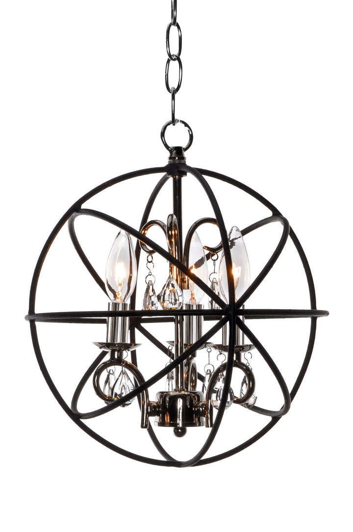 Orbit Pendant Anthracite / Polished Nickel alternate view