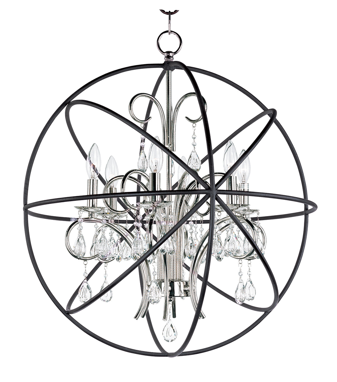 Orbit Pendant Anthracite / Polished Nickel