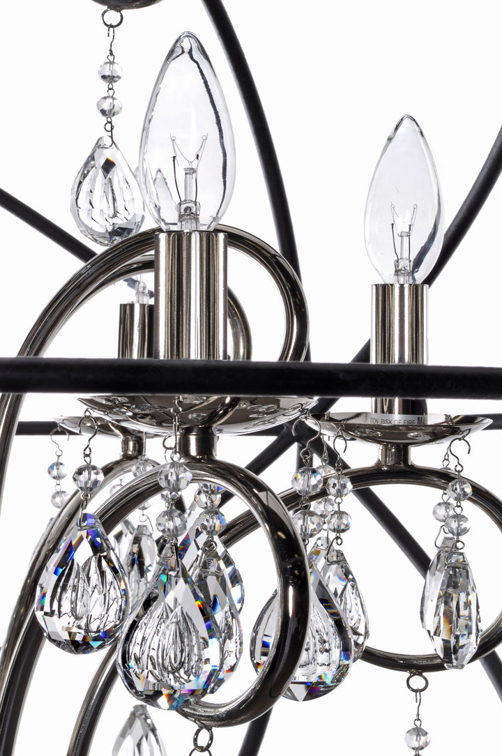 Orbit Pendant Anthracite / Polished Nickel alternate view