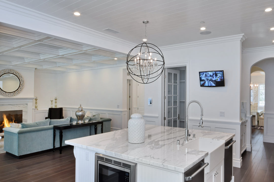 Orbit Pendant Oil Rubbed Bronze room setting