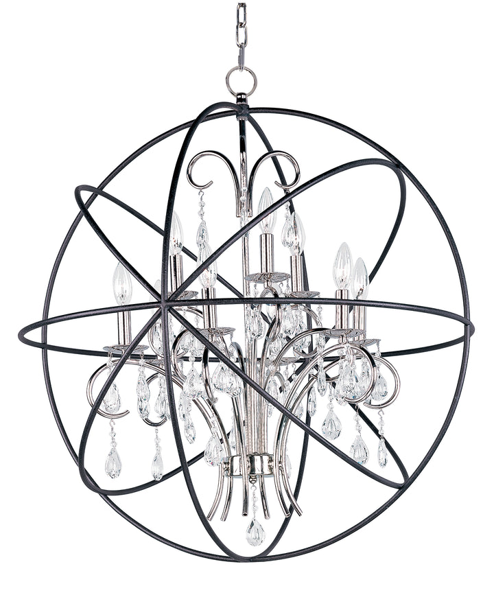 Orbit Pendant Anthracite / Polished Nickel