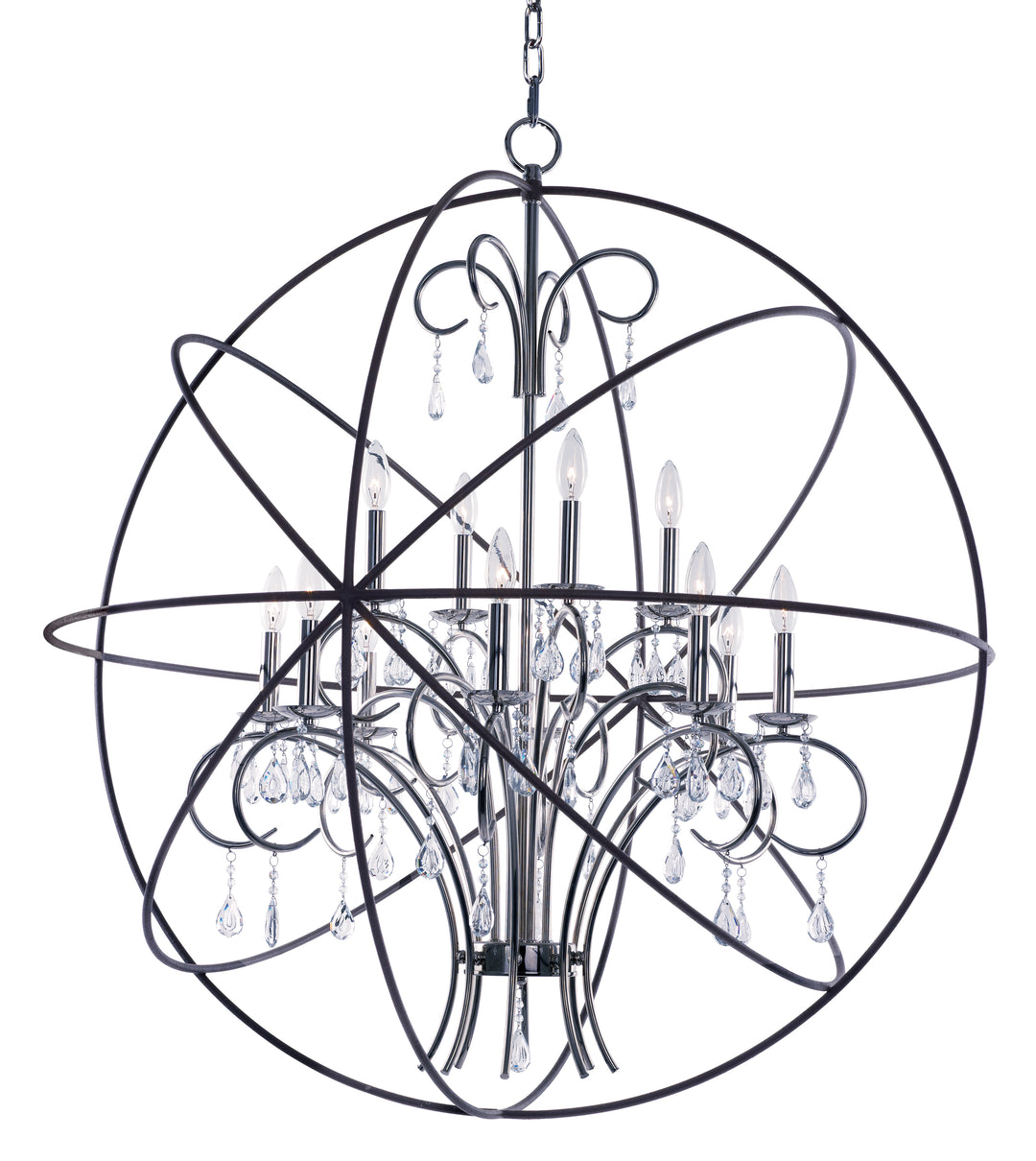 Orbit Pendant Anthracite / Polished Nickel