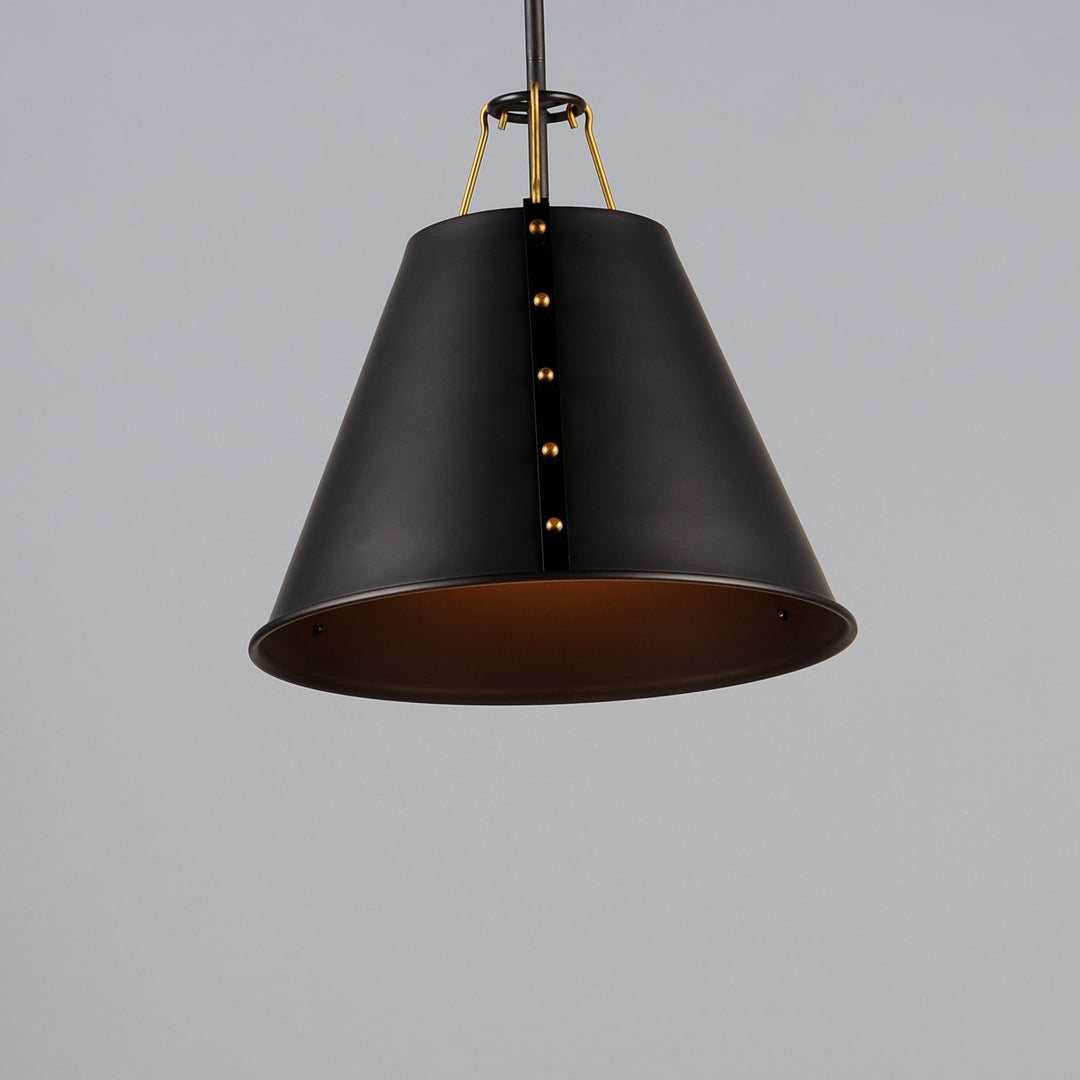 Trestle 1-Light Pendant Oil Rubbed Bronze / Antique Brass alternate view