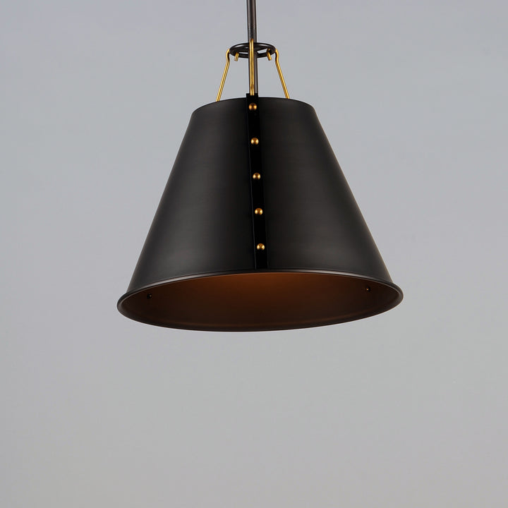 Trestle 1-Light Pendant Oil Rubbed Bronze / Antique Brass alternate view