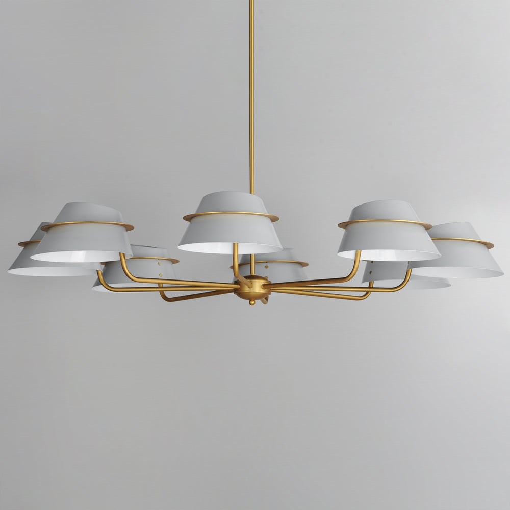 Lucas 8-Light Chandelier LFGNAB alternate view