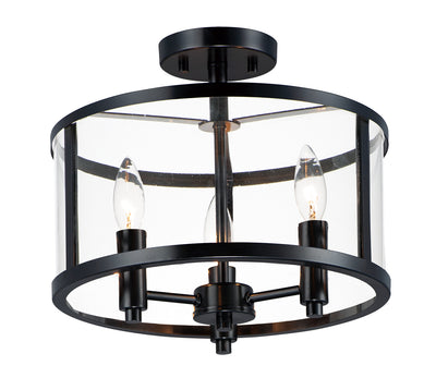 Sentinel - 3 Light Semi Flush