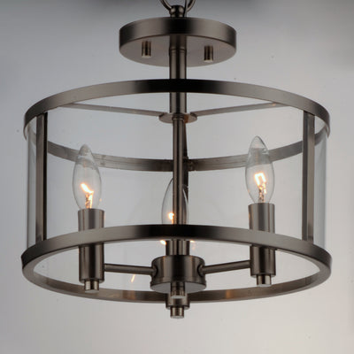 Sentinel - 3 Light Semi Flush