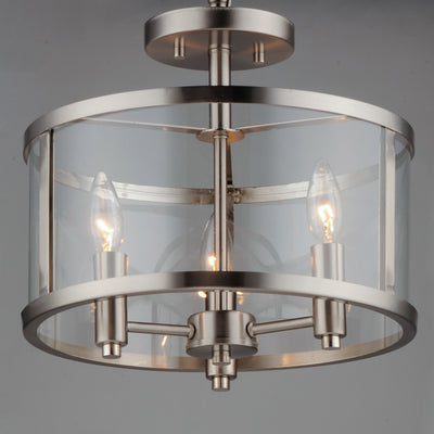 Sentinel - 3 Light Semi Flush