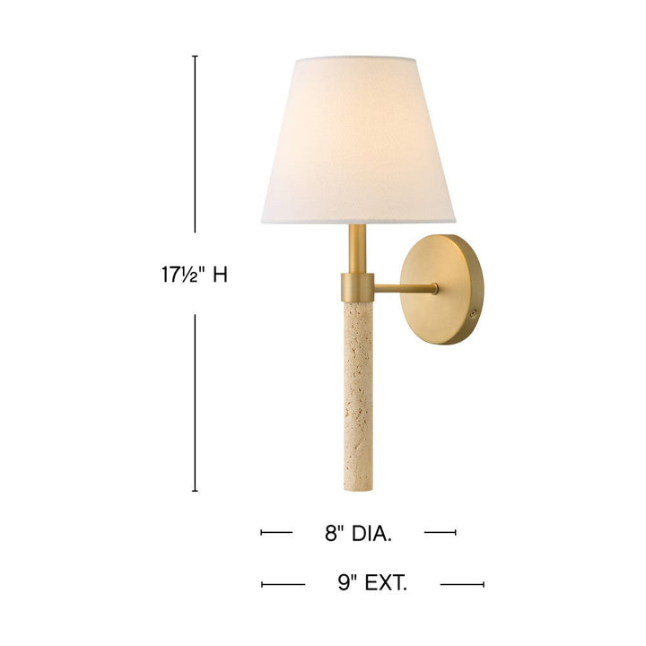 Bruna Medium Single Light Sconce