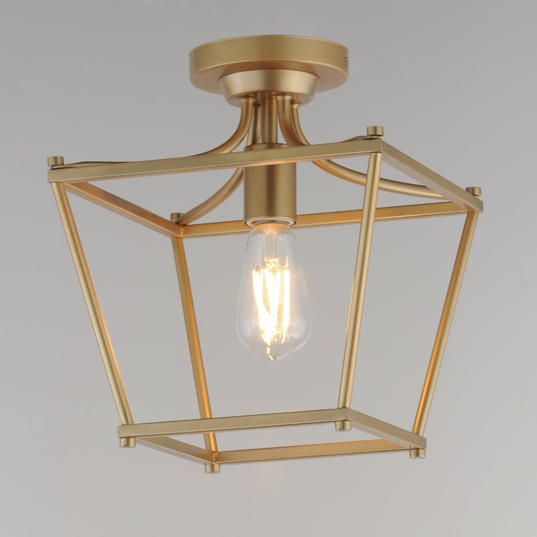 Clifton Single Pendant / Semi-Flush Natural Aged Brass alternate view