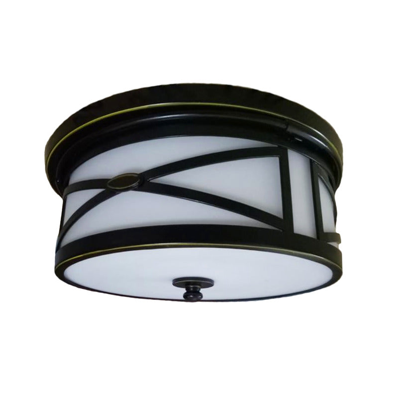 White Flush Mount by Bethel