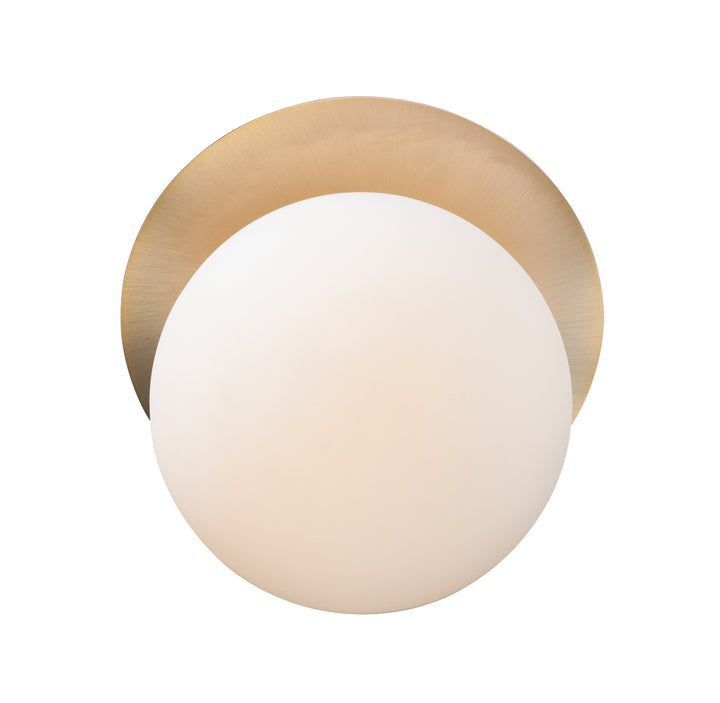 Vesper 1-Light Wall Sconce Satin Brass / Black