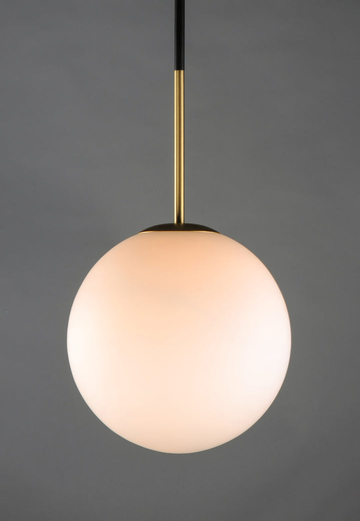 Vesper 1-Light Pendant Satin Brass / Black alternate view