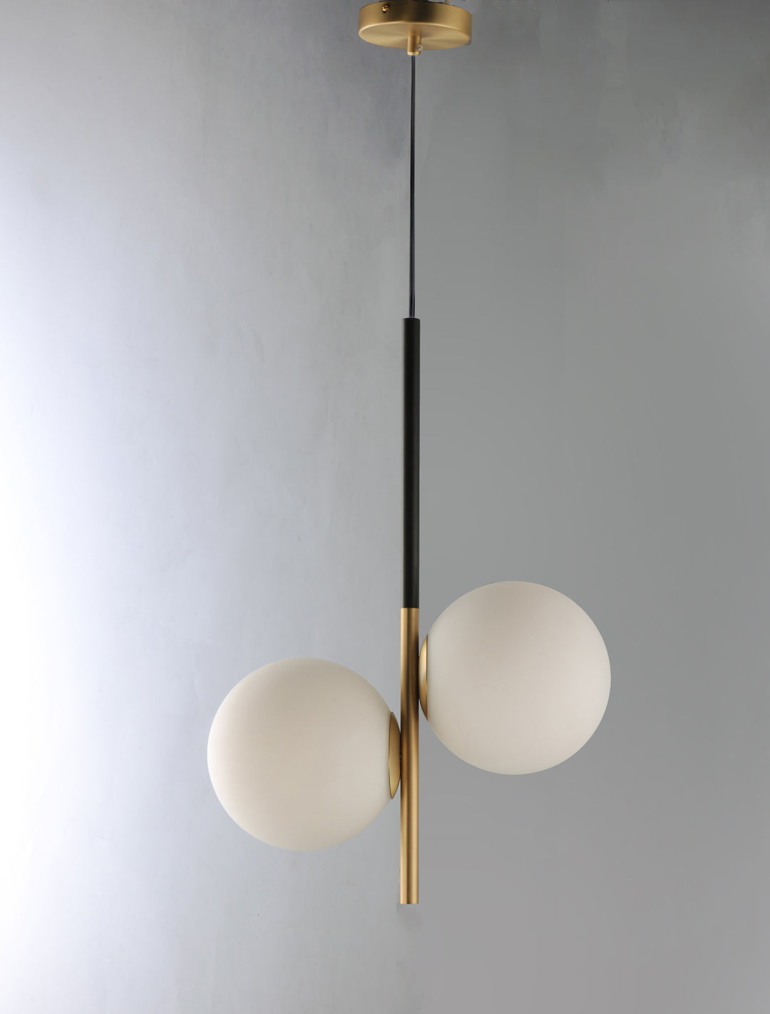 Vesper Pendant Satin Brass / Black alternate view