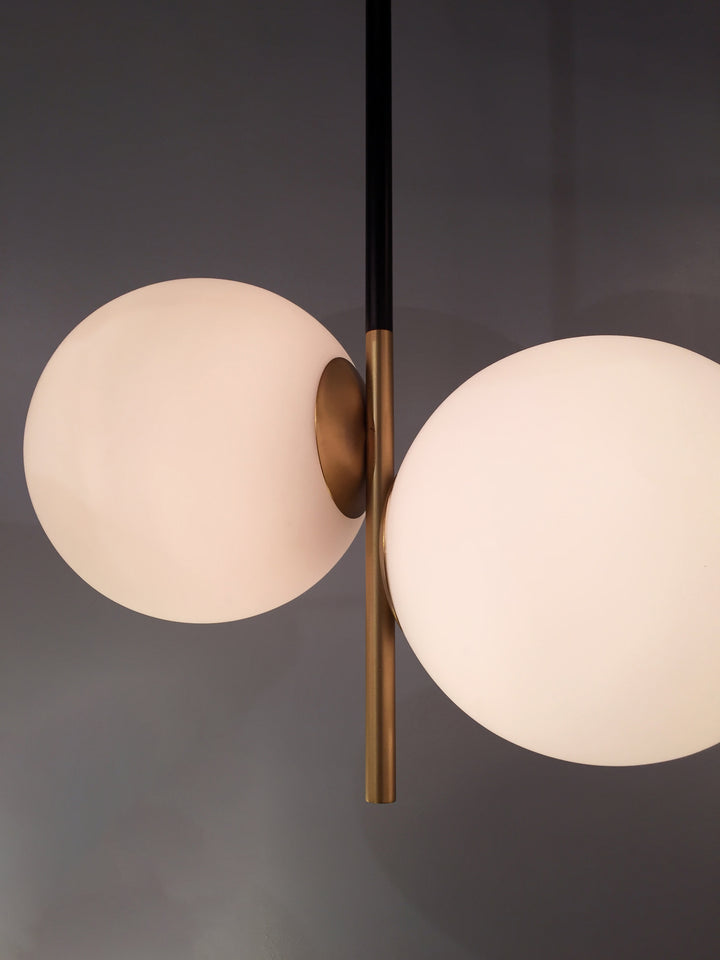Vesper Pendant Satin Brass / Black alternate view