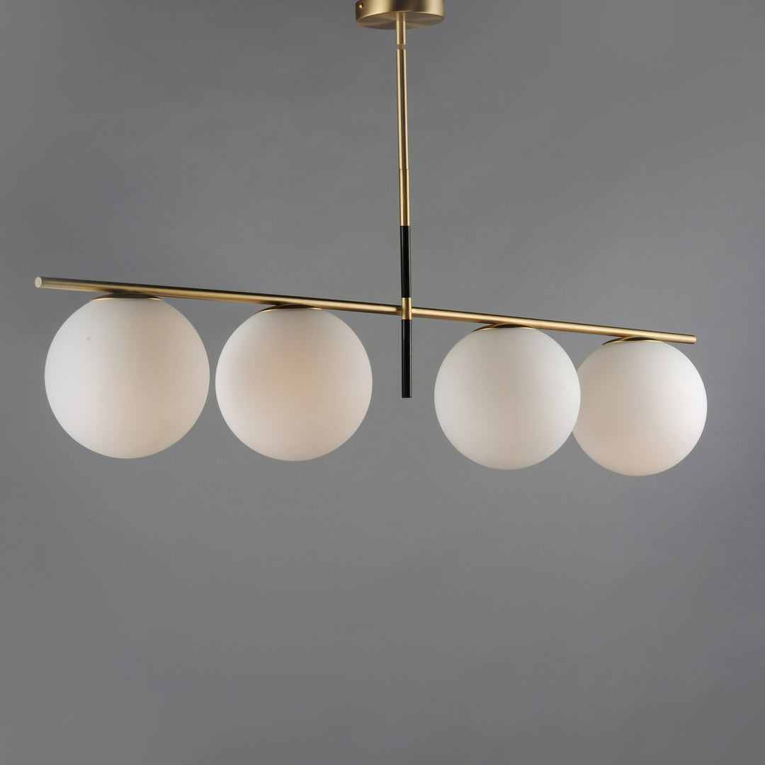 Vesper Pendant Satin Brass / Black alternate view