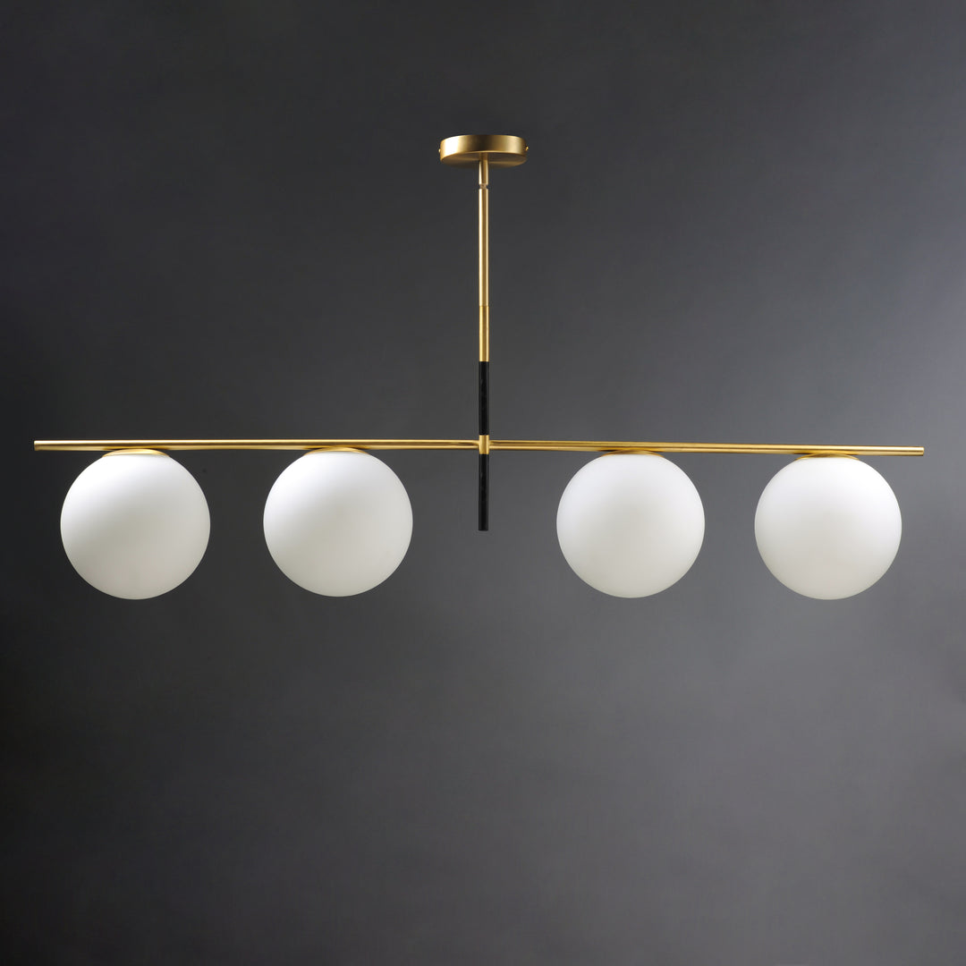 Vesper Pendant Satin Brass / Black alternate view