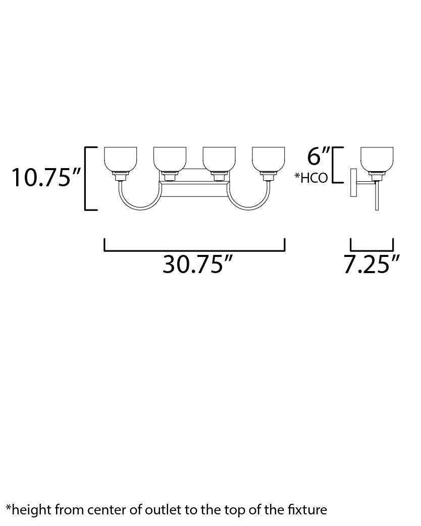 Swale Bath Vanity dimensions diagram