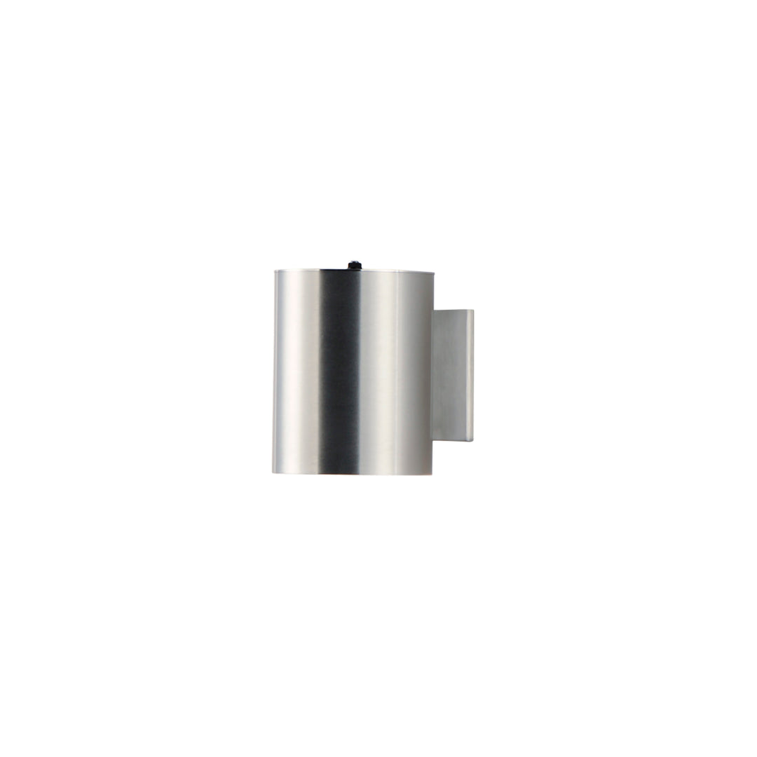 Outpost 1-Light 7.25"H OD Wall Sconce w/ Photocell Aluminum