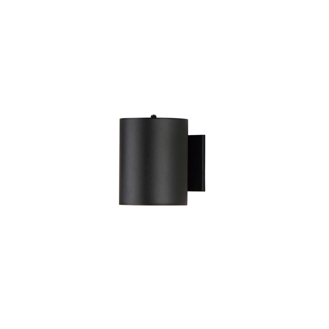 Outpost 1-Light 7.25"H OD Wall Sconce w/ Photocell Black
