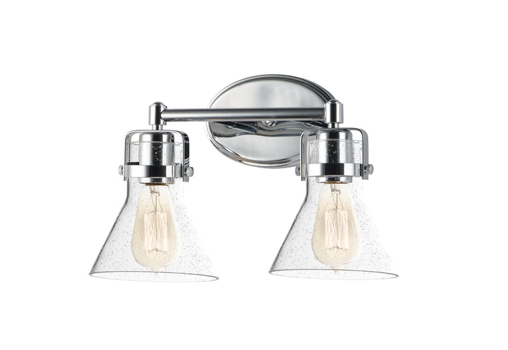Seafarer Bath Vanity With Bulbs Polished Chrome
