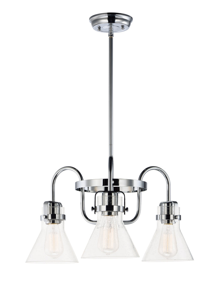 Seafarer Chandelier With Bulbs Polished Chrome