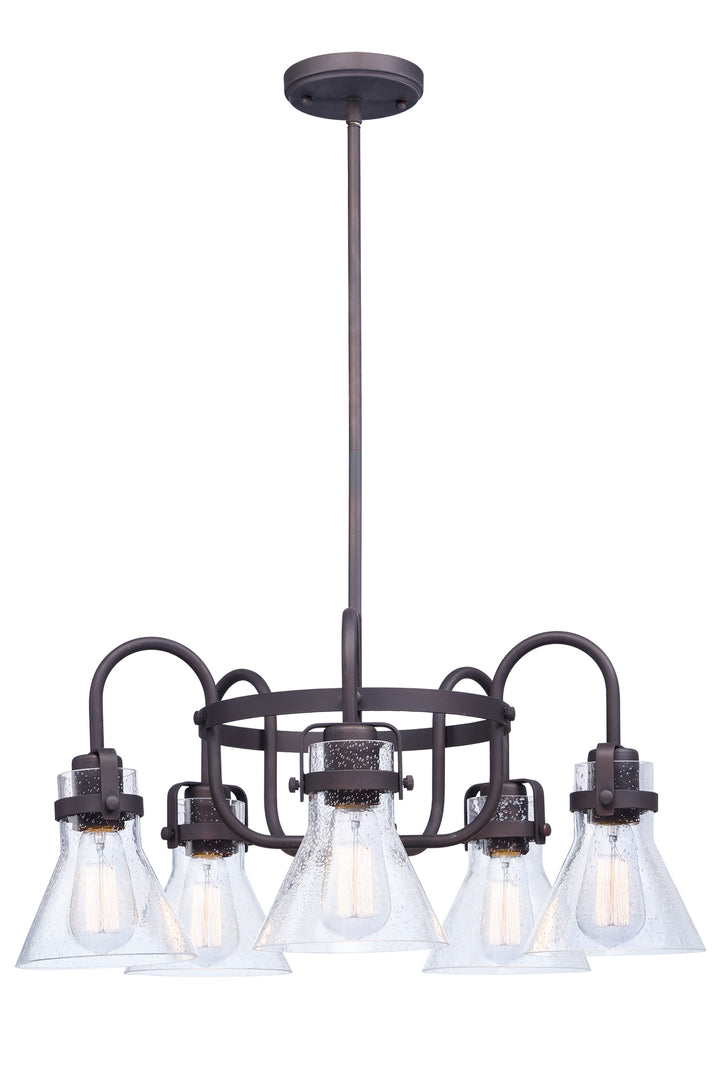 Seafarer Chandelier With Bulbs Oil Rubbed Bronze