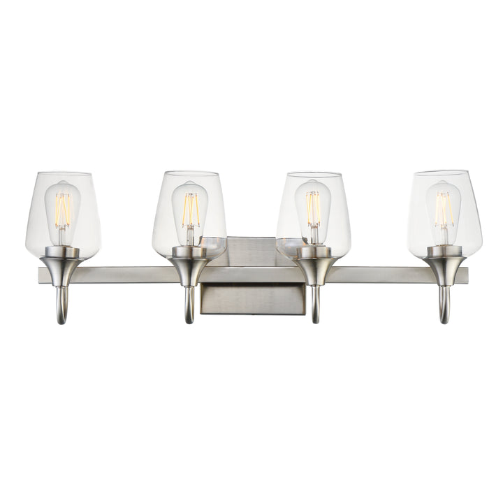 Goblet Wall Sconce Satin Nickel