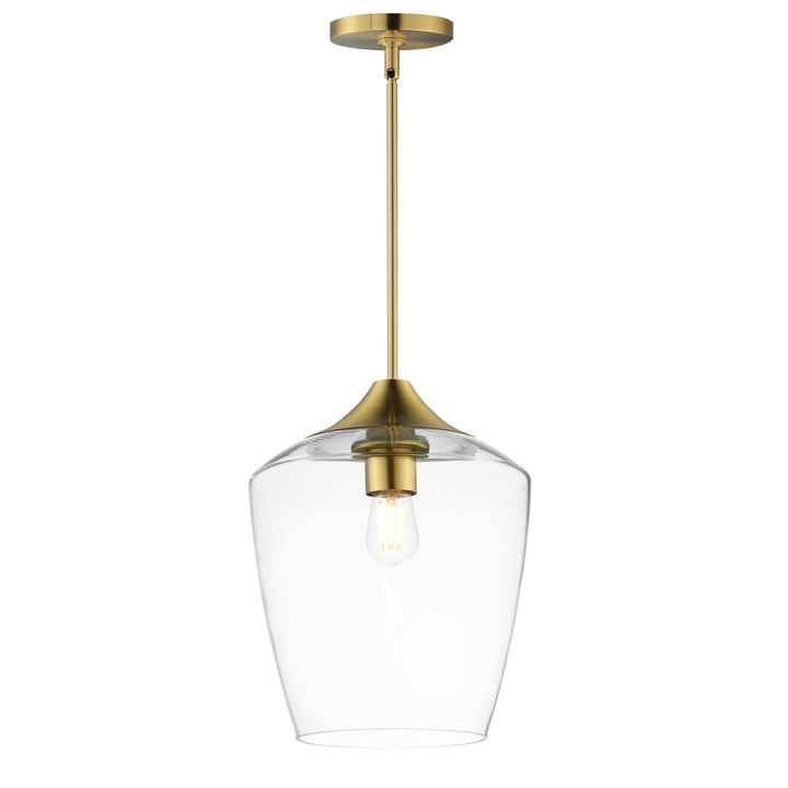 Goblet 12" Single Pendant Natural Aged Brass