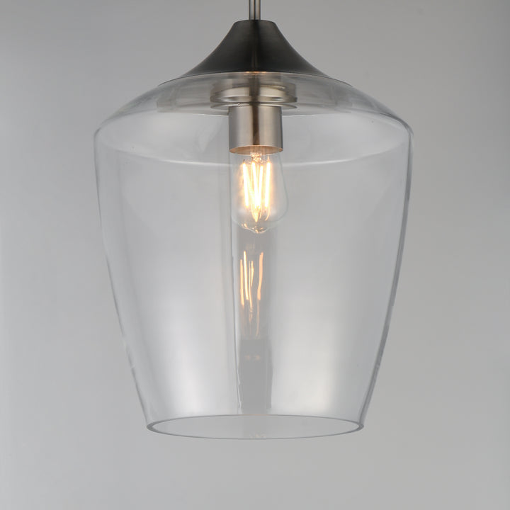 Goblet 12" Single Pendant Satin Nickel alternate view