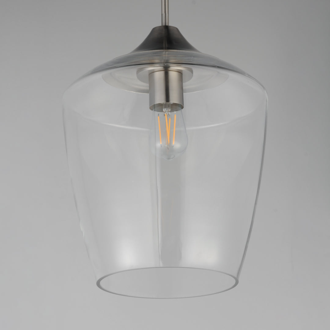 Goblet 12" Single Pendant Satin Nickel alternate view