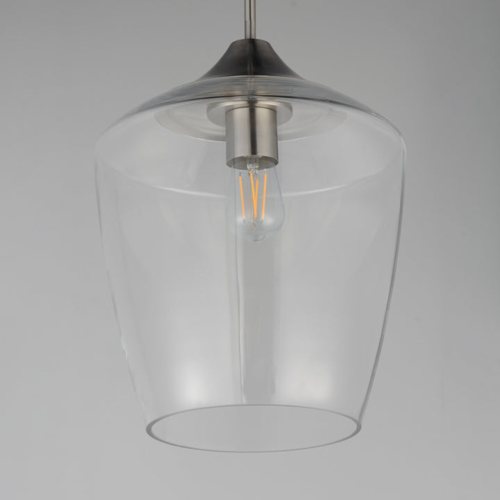 Goblet 12" Single Pendant Satin Nickel alternate view
