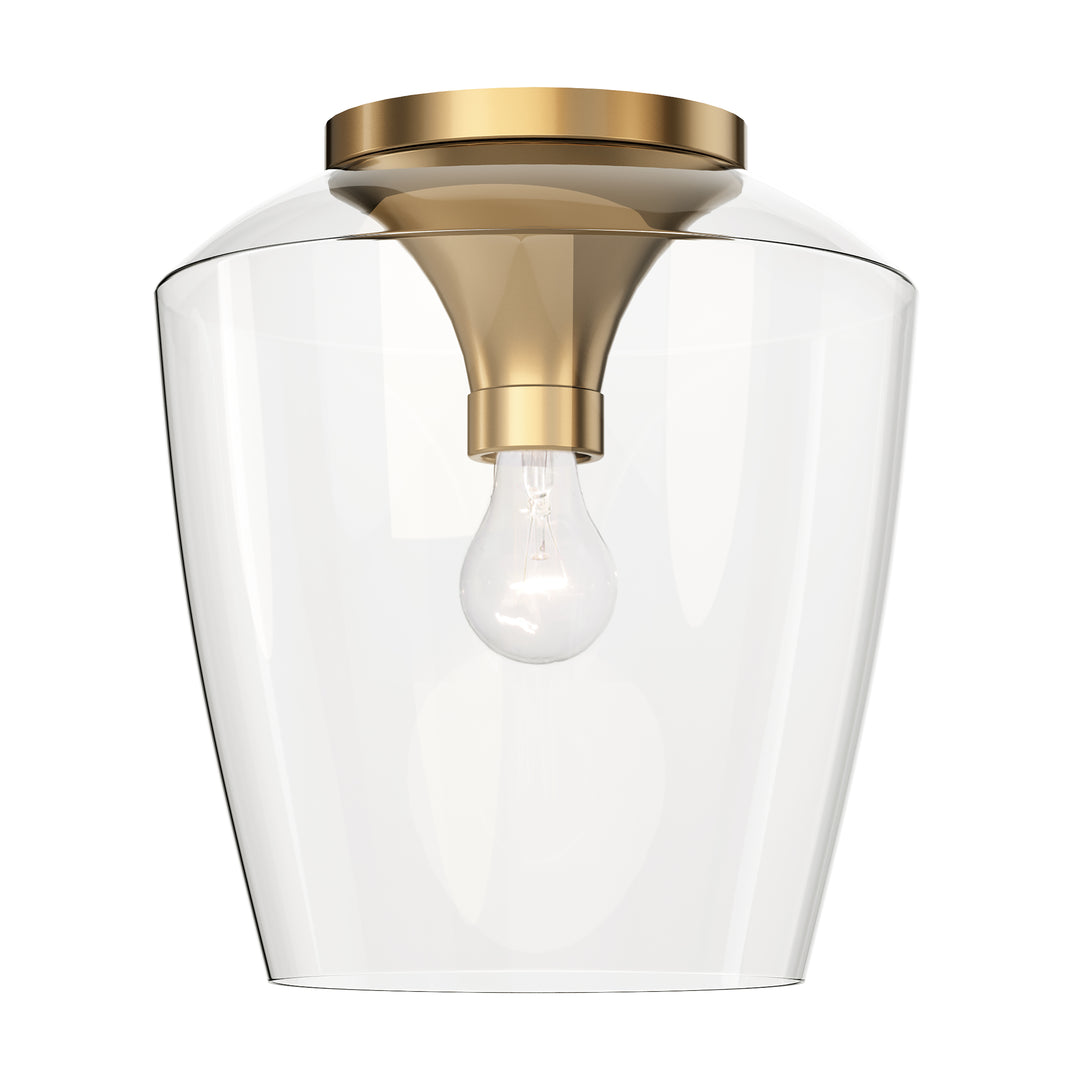 Goblet 12" Flush Mount Natural Aged Brass