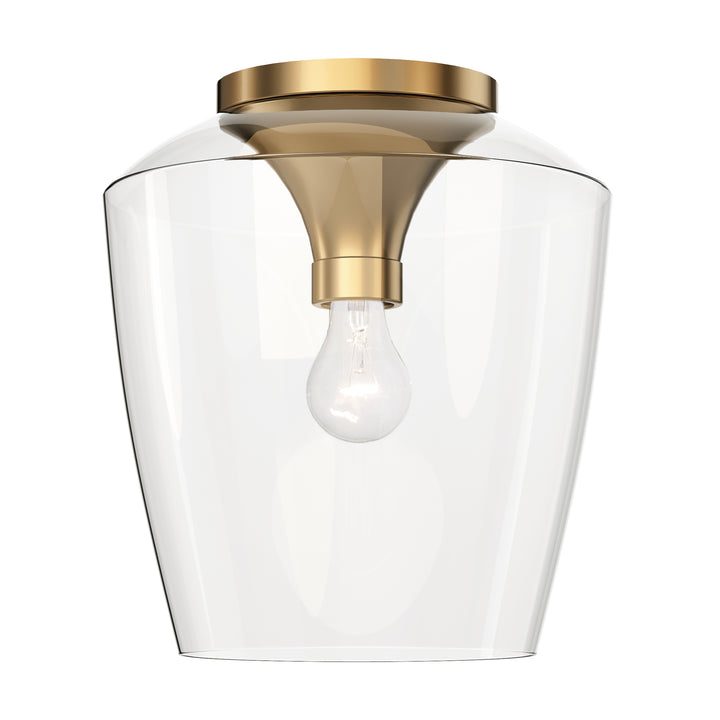 Goblet 12" Flush Mount Natural Aged Brass
