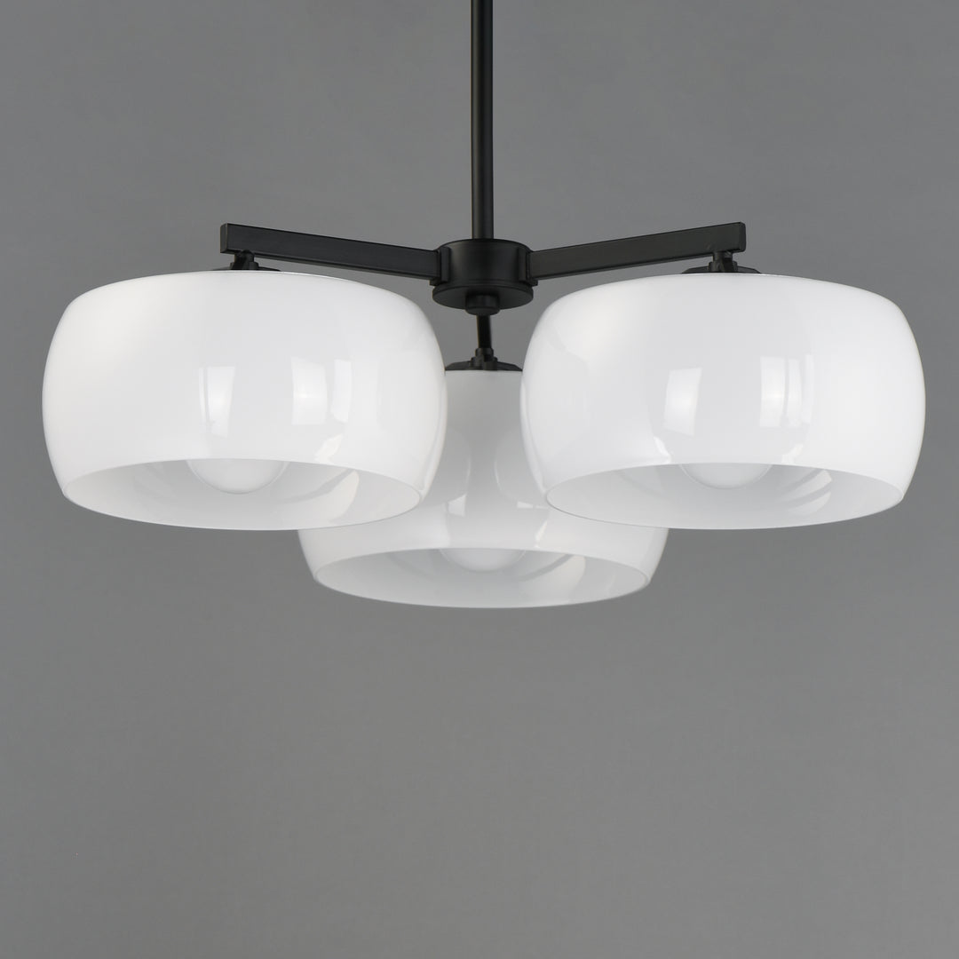 Glazed Chandelier White / Black alternate view