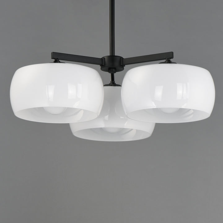 Glazed Chandelier White / Black alternate view