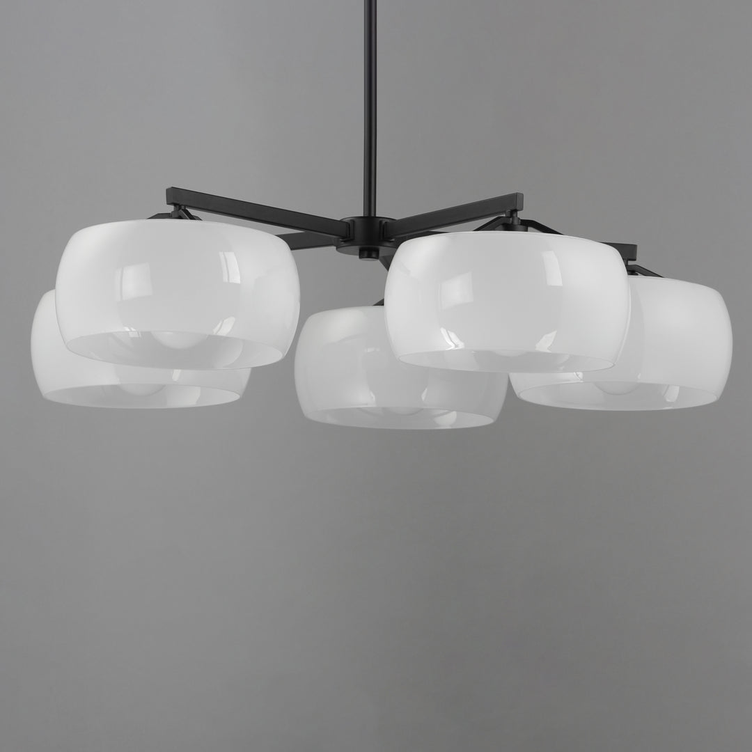 Glazed Chandelier White / Black alternate view