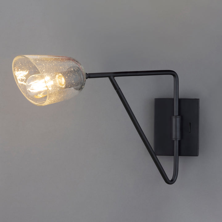 Keppe Swing Arm Wall Sconce Stainless Steel / Dark Bronze alternate view