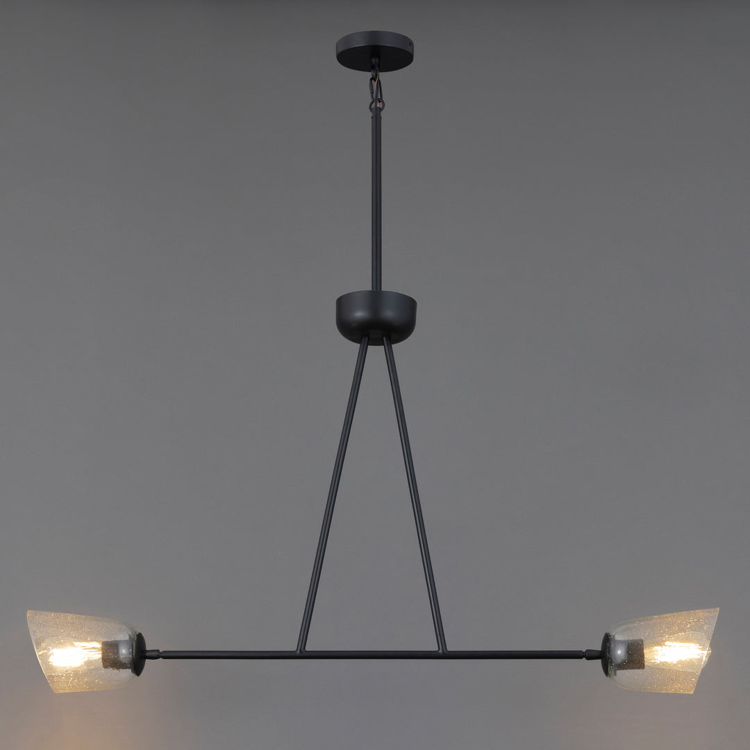 Keppe 2-Light Linear Pendant Stainless Steel / Dark Bronze alternate view