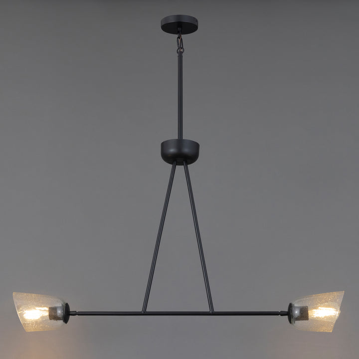 Keppe 2-Light Linear Pendant Stainless Steel / Dark Bronze alternate view
